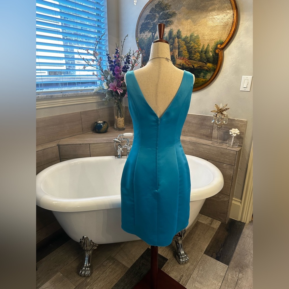 Edan Maids Electric Blue Bridesmaid or Wedding Dress Sexy and Fitted 6 - Picture 9 of 15